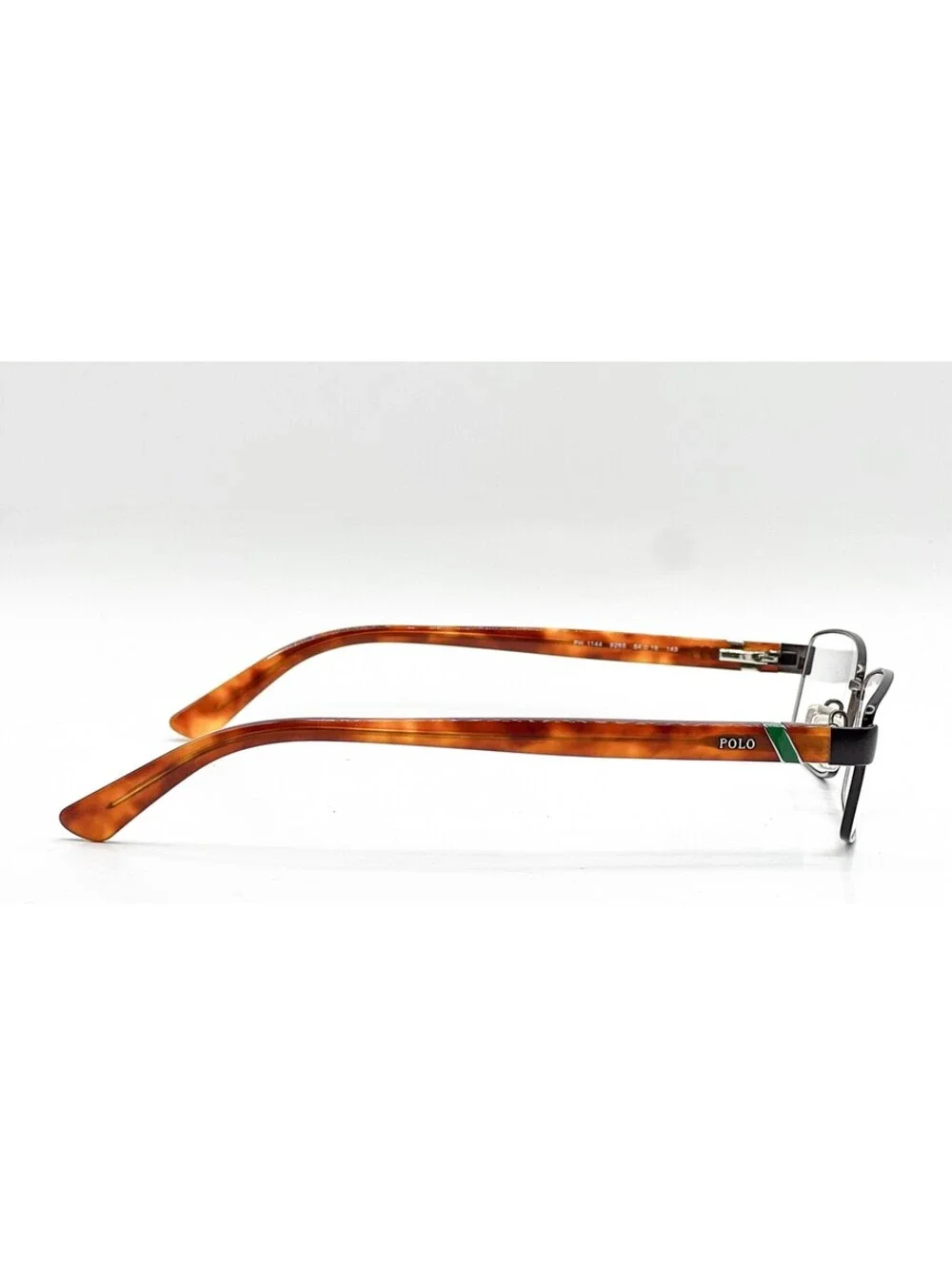 Polo Ralph Lauren PH 1144 9265 Semi Shiny Dark Brown Eyeglass Frames 54-16-145